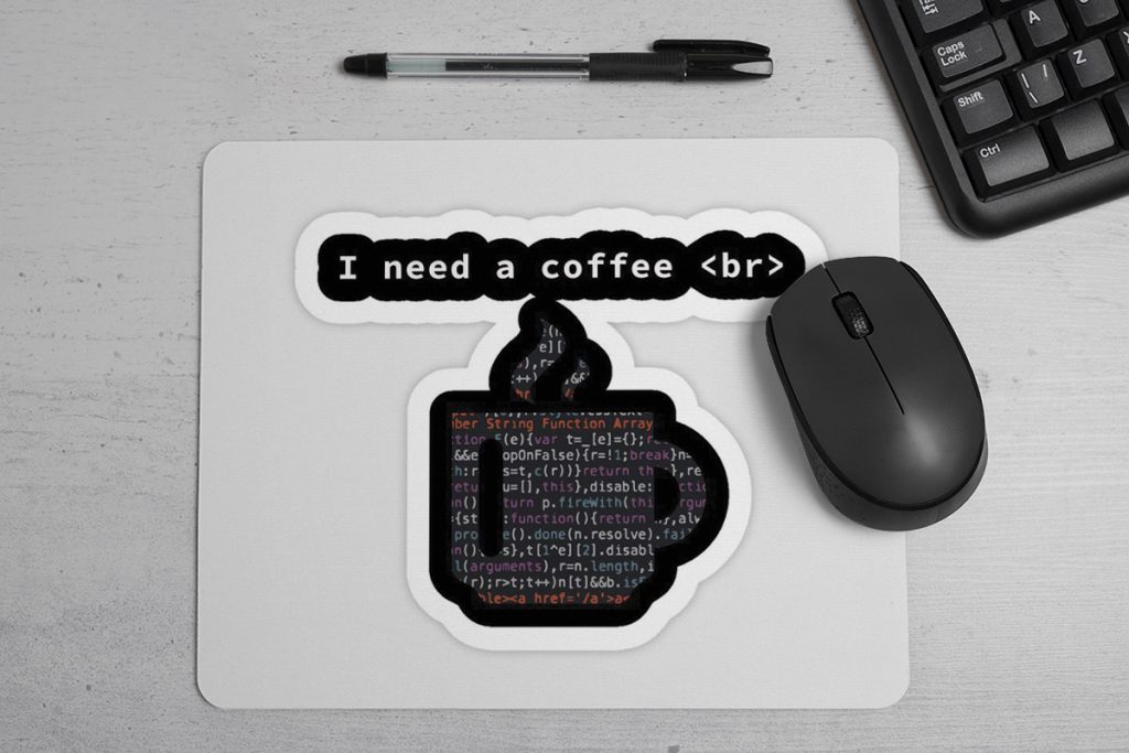 پد ماوس طرح برنامه نویسی I Need A Coffee