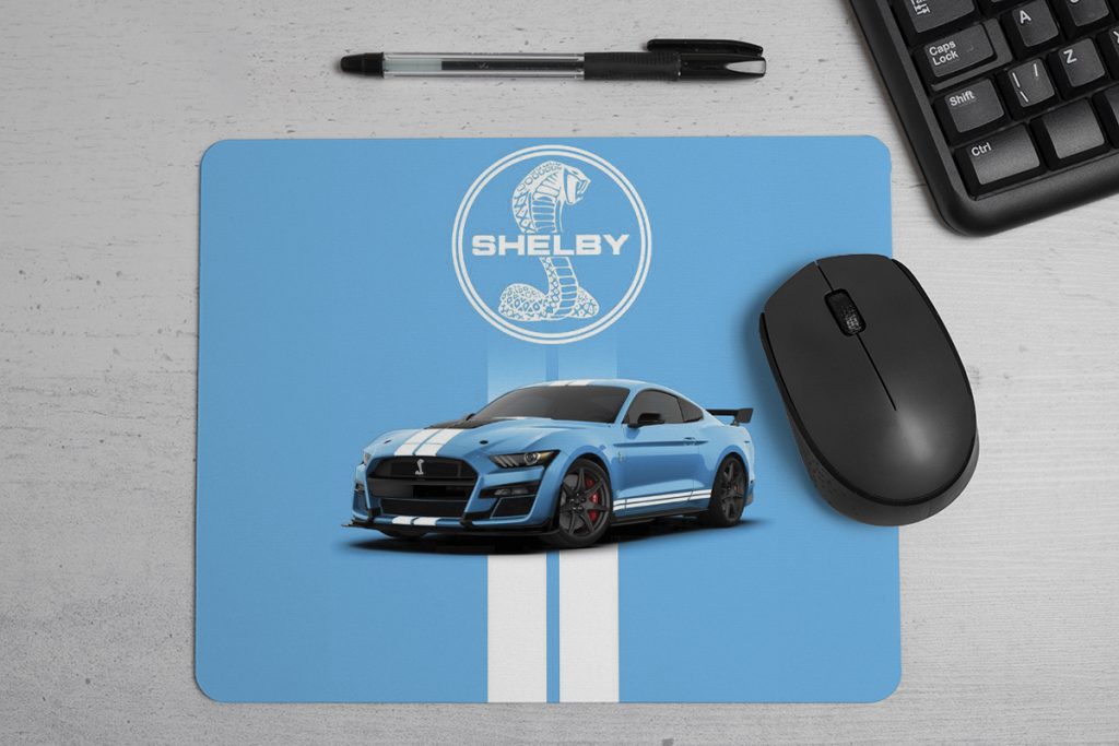 پد ماوس طرح ماشین Mustang Shelby