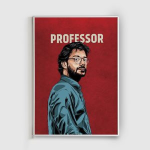 تابلو طرح سریال مانی هایست شخصیت Professor