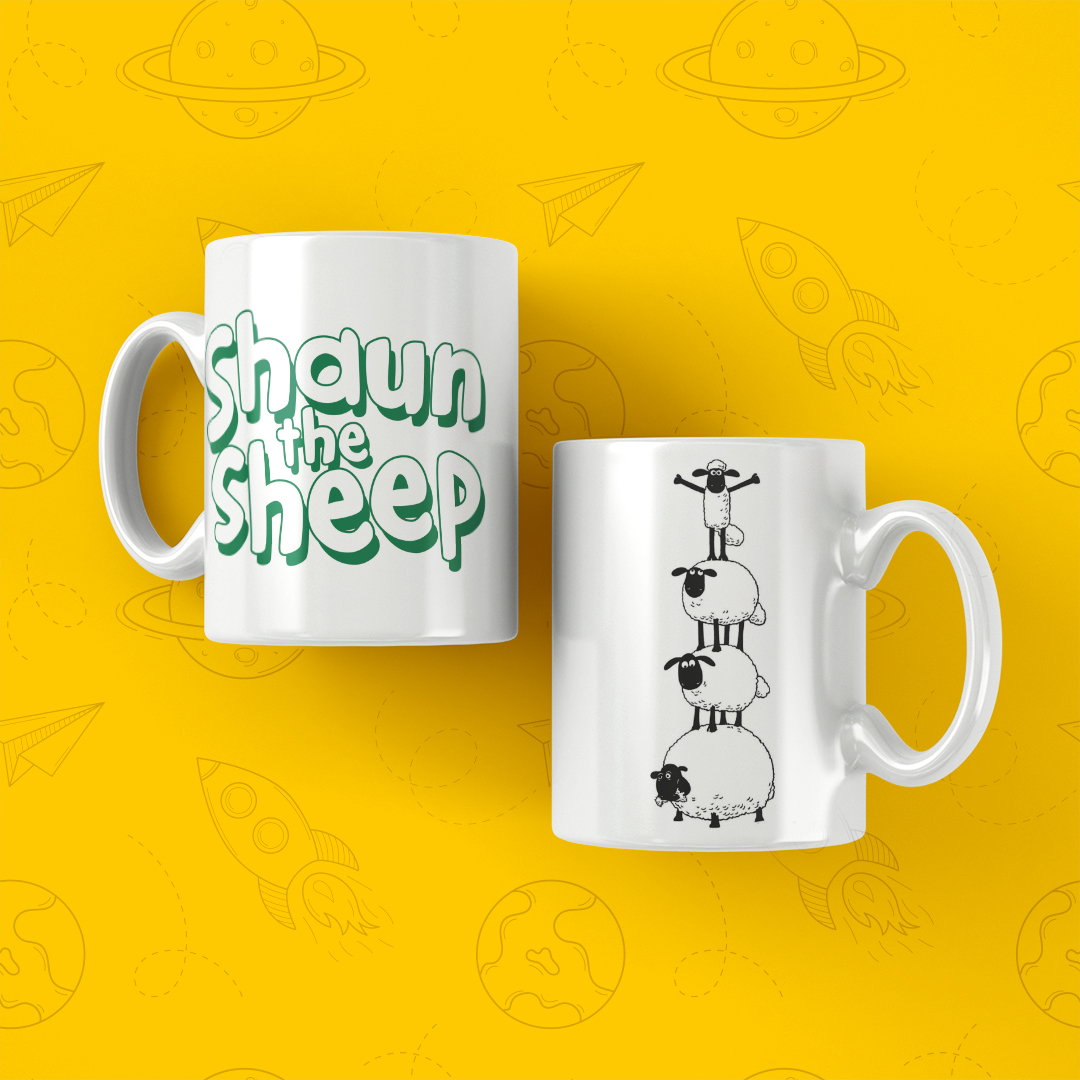 ماگ کارتون بره ناقلا | Shaun The Sheep ماگ کارتون بره ناقلا | Shaun The Sheep