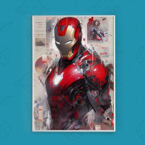 تابلو طرح تونی استارک | Tony Stark
