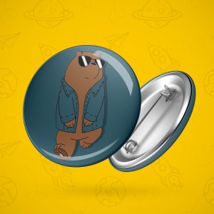 پیکسل طرح خرس گریزلی کاراکتر انیمیشن خرس های کله فندقی
