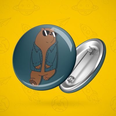 پیکسل طرح خرس گریزلی کاراکتر انیمیشن خرس های کله فندقی