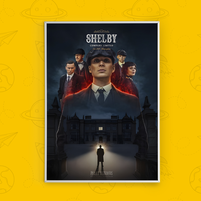 تابلو شاسی طرح شخصیت توماس شلبی | Thomas Shelby