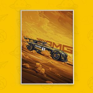 تابلو شاسی طرح ماشین بنز اسپرت AMG