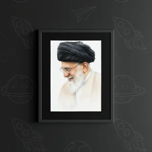 تابلو طرح شهید سید علی خامنه ای کد k14