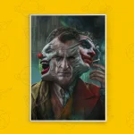 تابلو طرح جوکر دو شخصیتی | JOKER