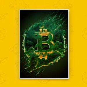 تابلو طرح بیت کوین