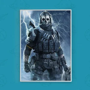 تابلو طرح شخصیت گوست / CALL OF DUTY