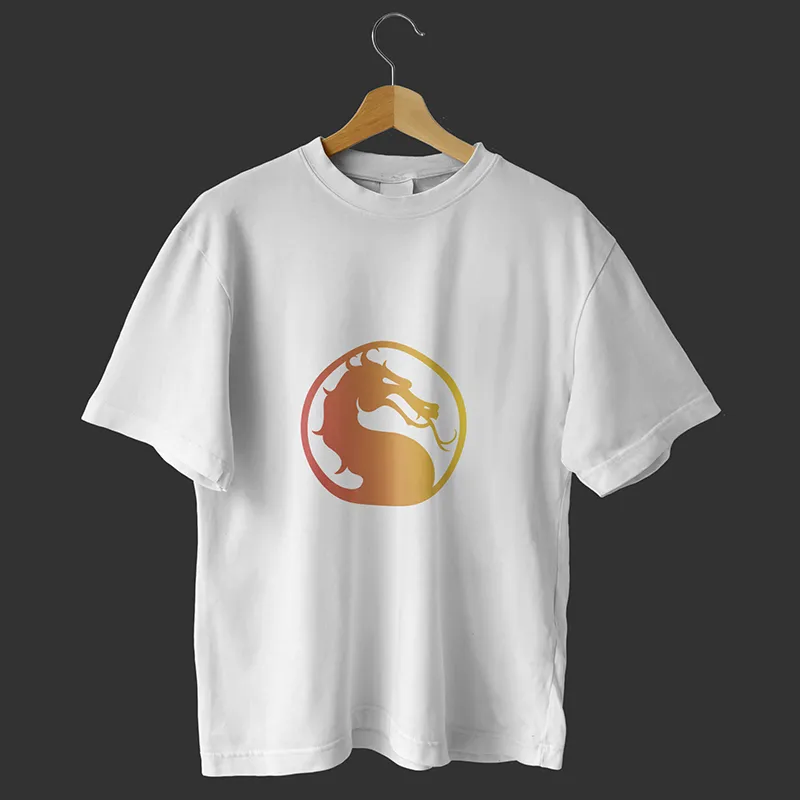 تیشرت طرح لوگو بازی مورتال کمبت